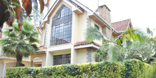 5 bedroom Townhouse In Quiet Location In Westlands